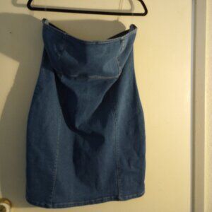 Fashion Nova Curve Denim Mini Dress